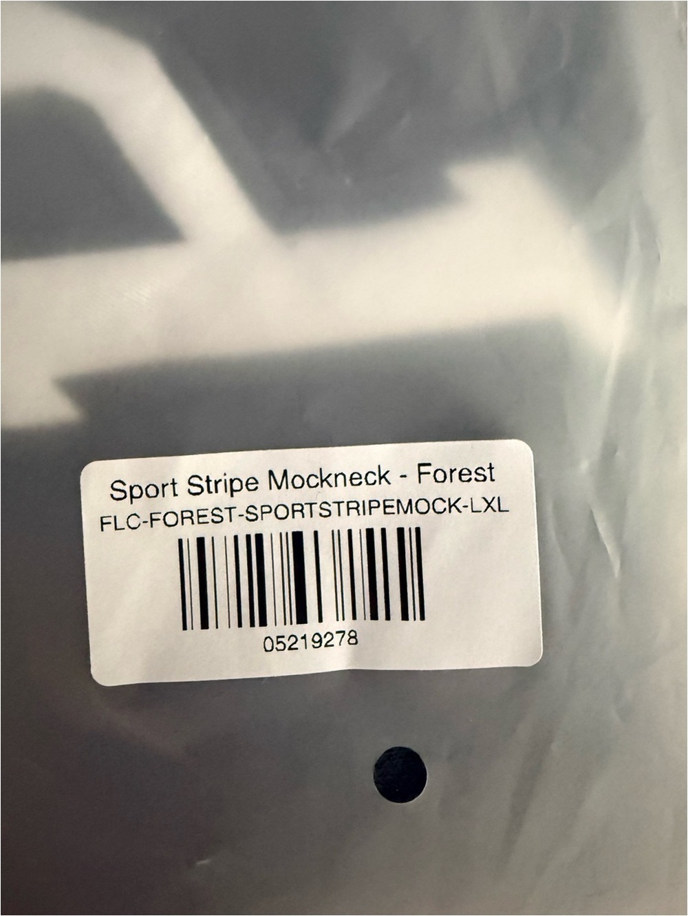 PARKE Sport Stripe Mockneck Forest L/XL NWT SOLD OUT - Picture 3 of 5